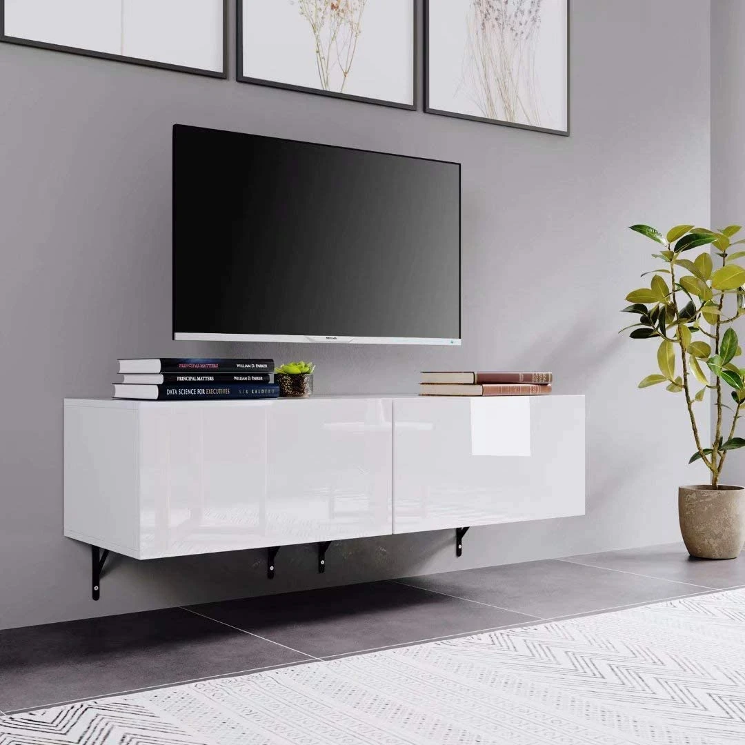 Floating White Gloss Tv Unit ubicaciondepersonas.cdmx.gob.mx