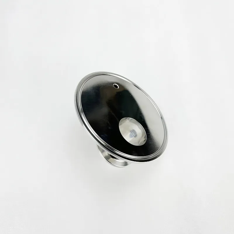 tri clamp sanitaria flat cover cap ferrule clamp 03