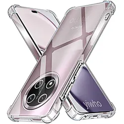 Clear Protective Phone Case with Enhanced Camera Protection for Honor Magic5 Pro