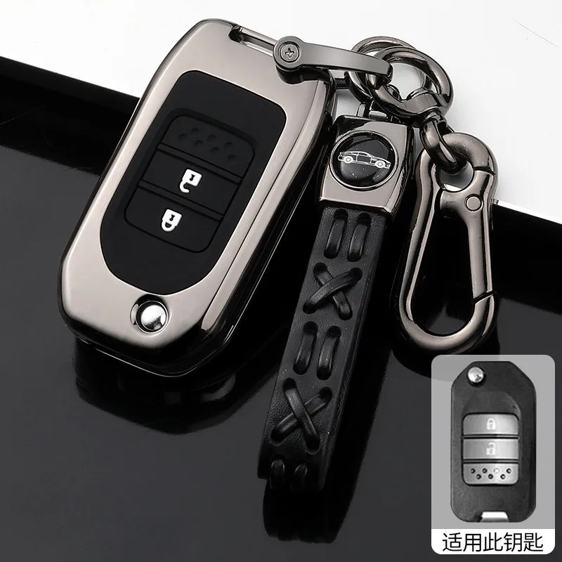 Portachiavi-per-auto-Shell-Cover-Fob-per-Honda-Civic-HRV-CRV-XRV-CR-V-Crider-Odyssey.jpg Cover chiate/telecomando per Honda Civic HRV CRV XRV CR-V Crider Odyssey Pilot Fit Accord Protector accessori - Portachiavi per auto Shell Cover Fob per Honda Civic HRV CRV XRV CR V Crider Odyssey