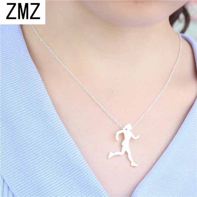 

Европейская/Американская Популярная Минималистичная Подвеска для спортсменов, бегущих девочек, спортивное уличное ожерелье, милый прекрасный подарок