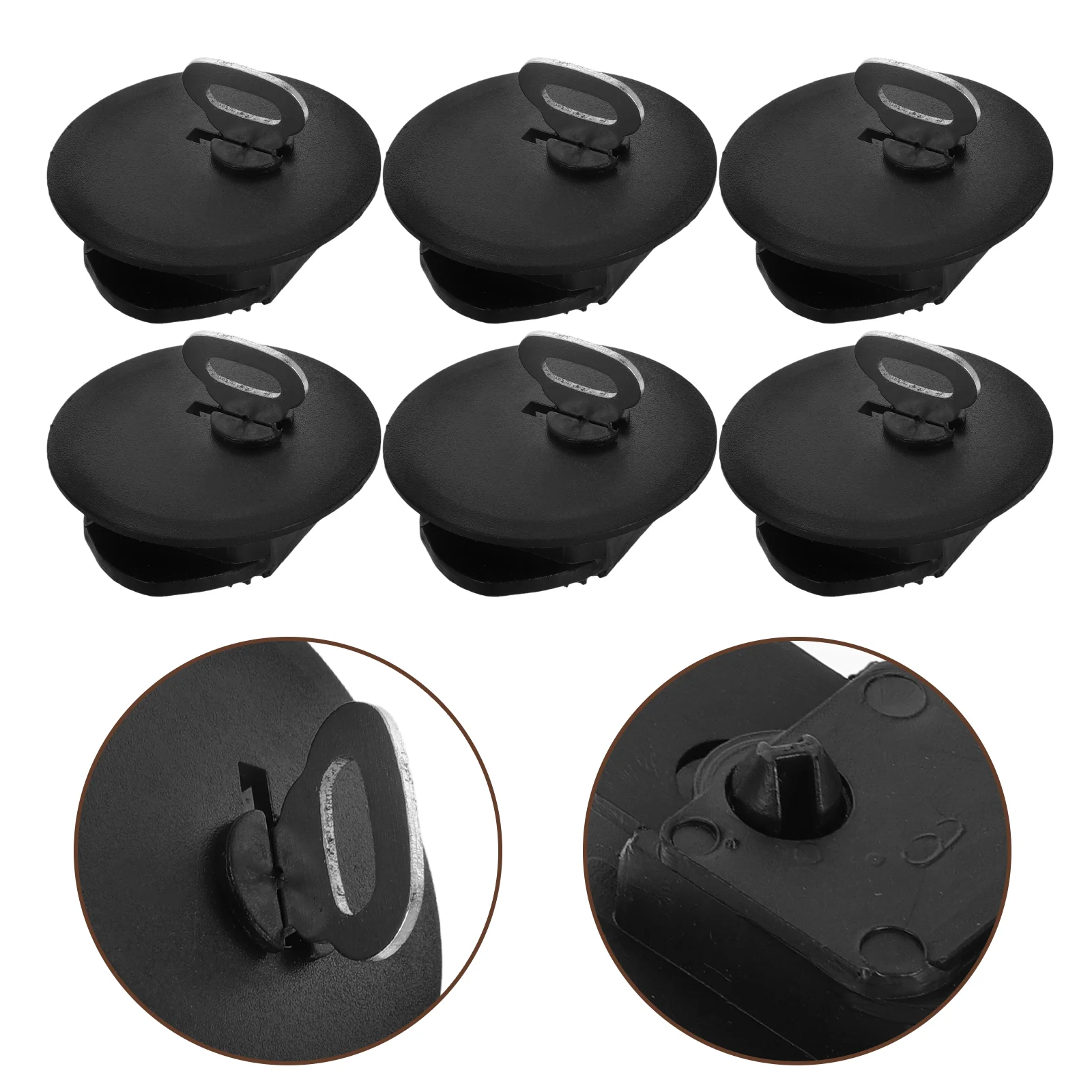 10 Pcs Piggy Bank Lid Plug Round Closure Stopper for Coin Key Metal Replacement Money Saving 4