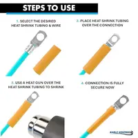 ท่อหดความร้อน 3/4 นิ้ว ยาว 10 ฟุต สีน้ำตาล อัตราการหดตัว 2:1 สำหรับงานอุตสาหกรรม ปลอกหุ้มสายไฟฟ้าสำหรับฉนวนสายไฟ 6