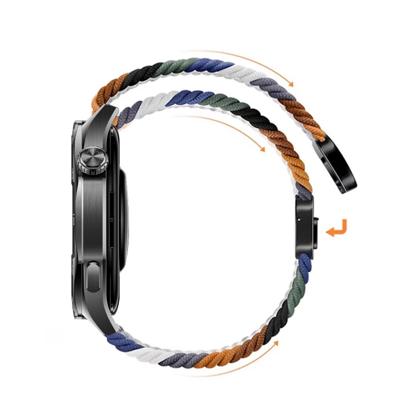 Woven Magnetic Buckle Nylon Wristband Strap