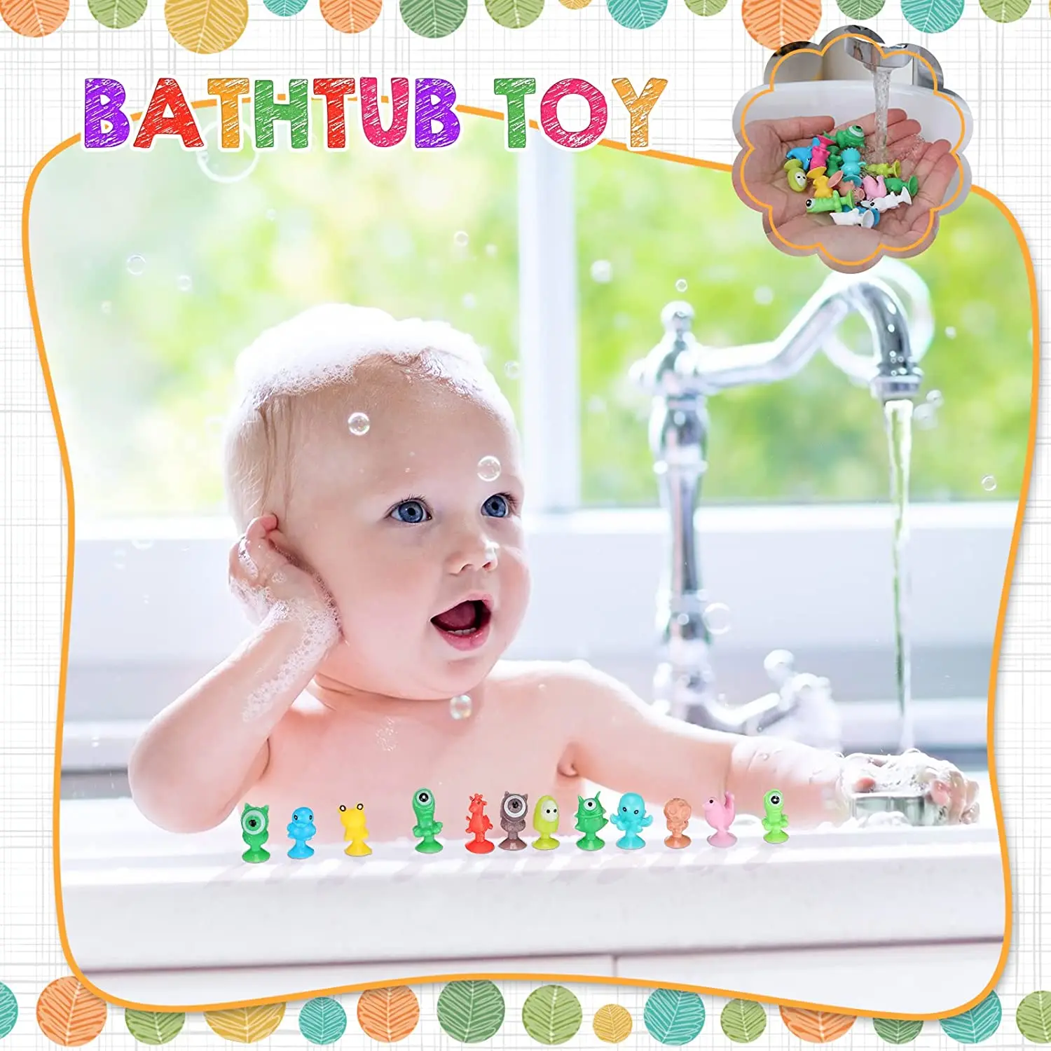 10/20/50pcs/lot Mini Sucker Dolls Marine Land Strange Animal Cupule Suckers kids Action Toy Capsule Model Suction Cup Puppets 4