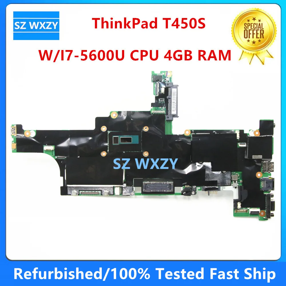 Carte mère Intel Core i5-5300U 00HT748 pour Lenovo ThinkPad T450s - FRANCE / TVA