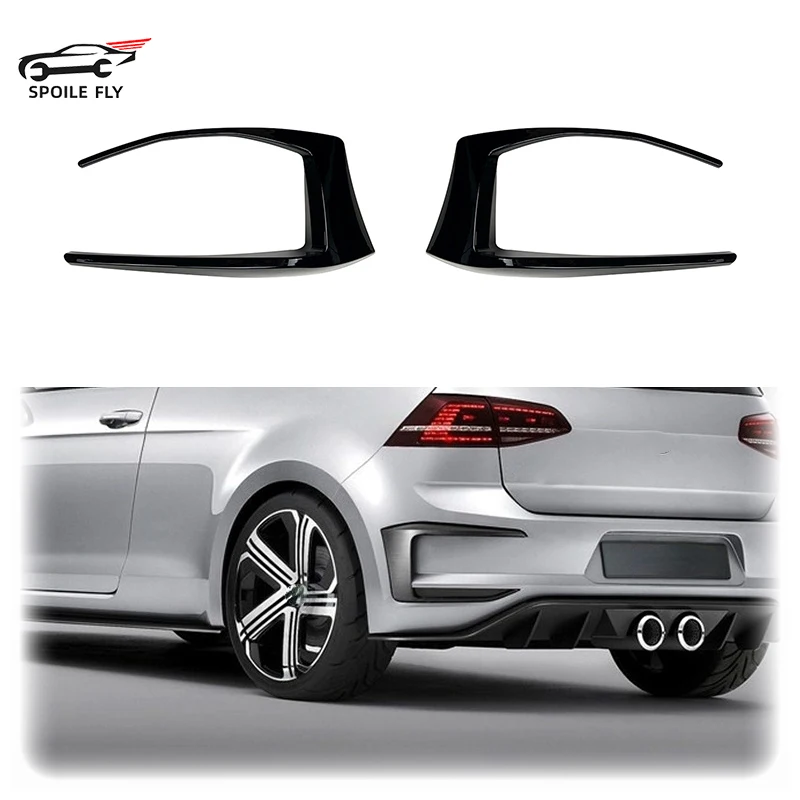 

For Volkswagen Vw Golf 7 7.5 Mk7 2013 2014 2015 2016 2017 2018 2019 2020 Rear Bumper Air Knife R400 Rear Exterior Modification