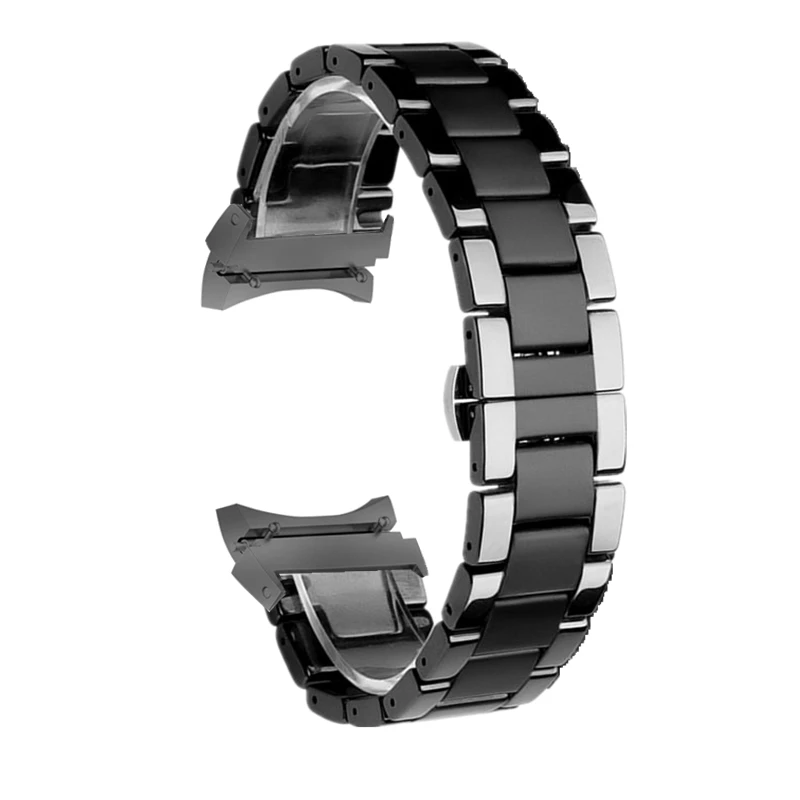 Galaxy Watch 4 Classic 46mm Metal Strap Galaxy Watch 4 Classic Ceramic Bracelet Watchbands