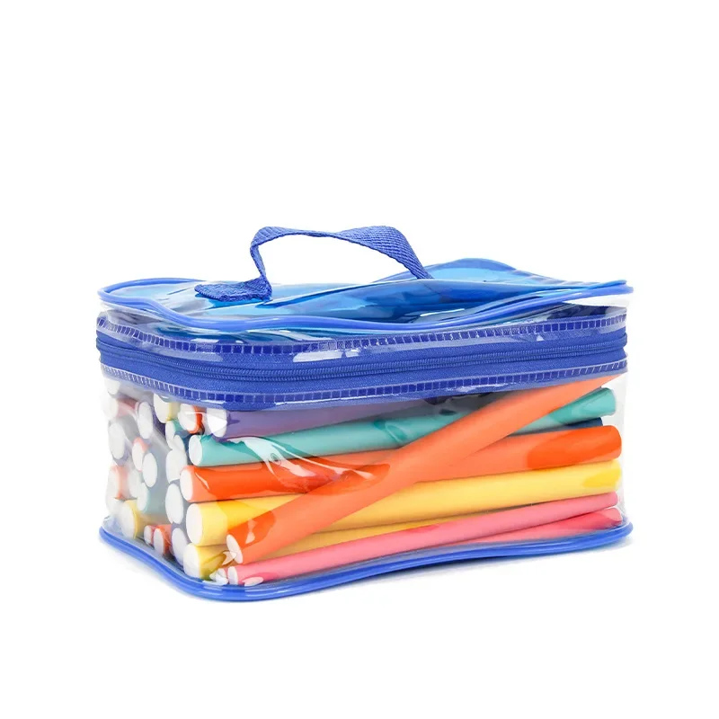 Flexible Hair Curling Rod Hair Curler Makers Soft Foam Bendy Twist Curls Flexi Rollers Styling Tools Roller No Heat 42pcs