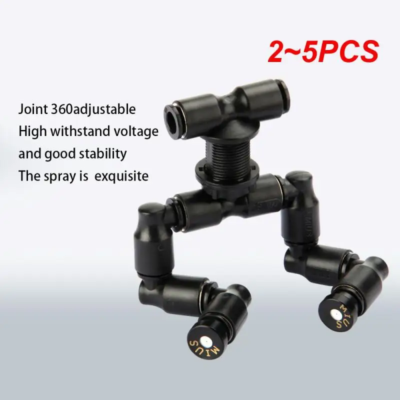 

2~5PCS Smart Reptiles Fogger Mist Sprinkler 360 Degree Rotating Spray Nozzle Garden Greenhouse Irrigation Sprinkler Cooling
