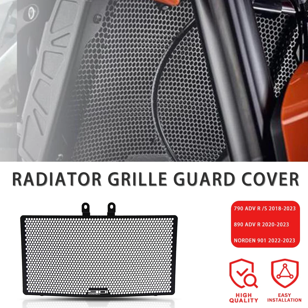 

2023 FOR 790 890 Adventure ADV R/S 2018-2023 2022 2021 2020 Radiator Grille Guard Cover Parts For Husqvarna Norden 901 2022-2023