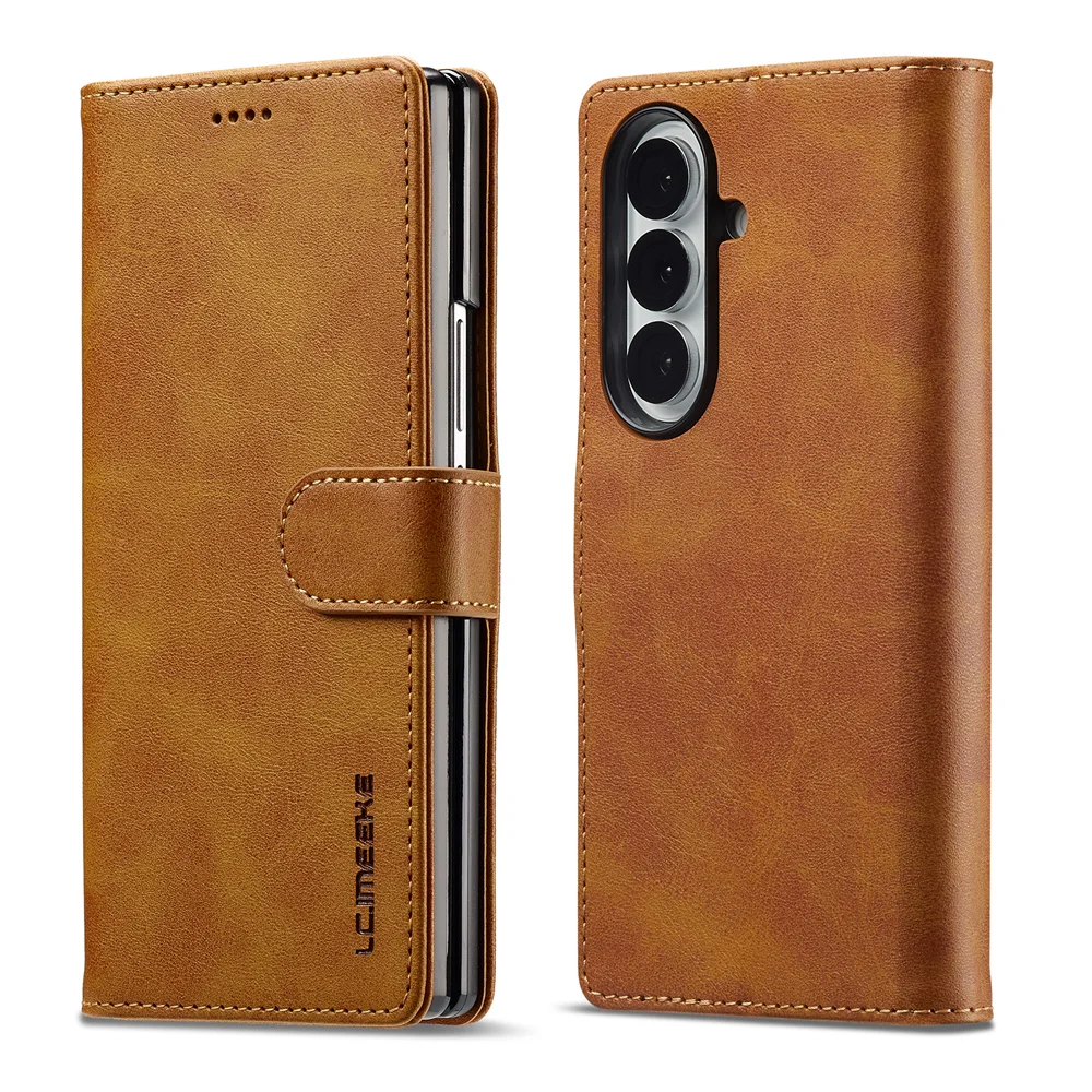 Premium Wallet Case with Card Holder - Flip Book PU Leather Cover