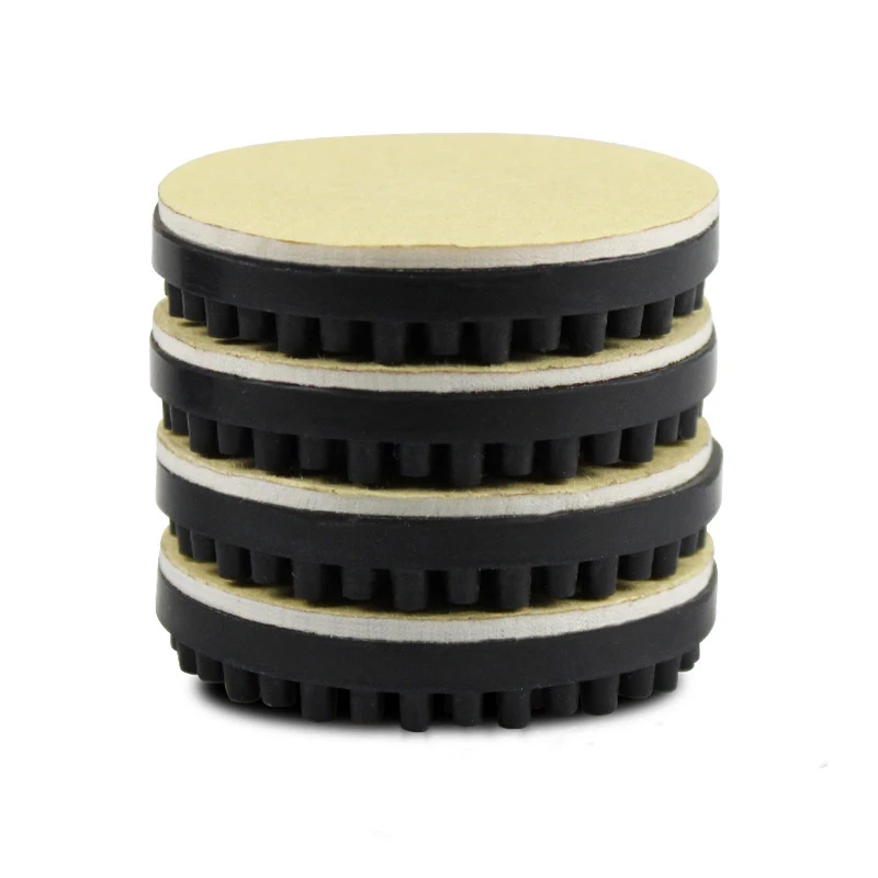 Rubber Pads Turntable Vibration-Absorption Isolation Stand Feet Pads Self-adhesive Anti-Slip Foot Pad Shock-absorbing Pad 4pcs
