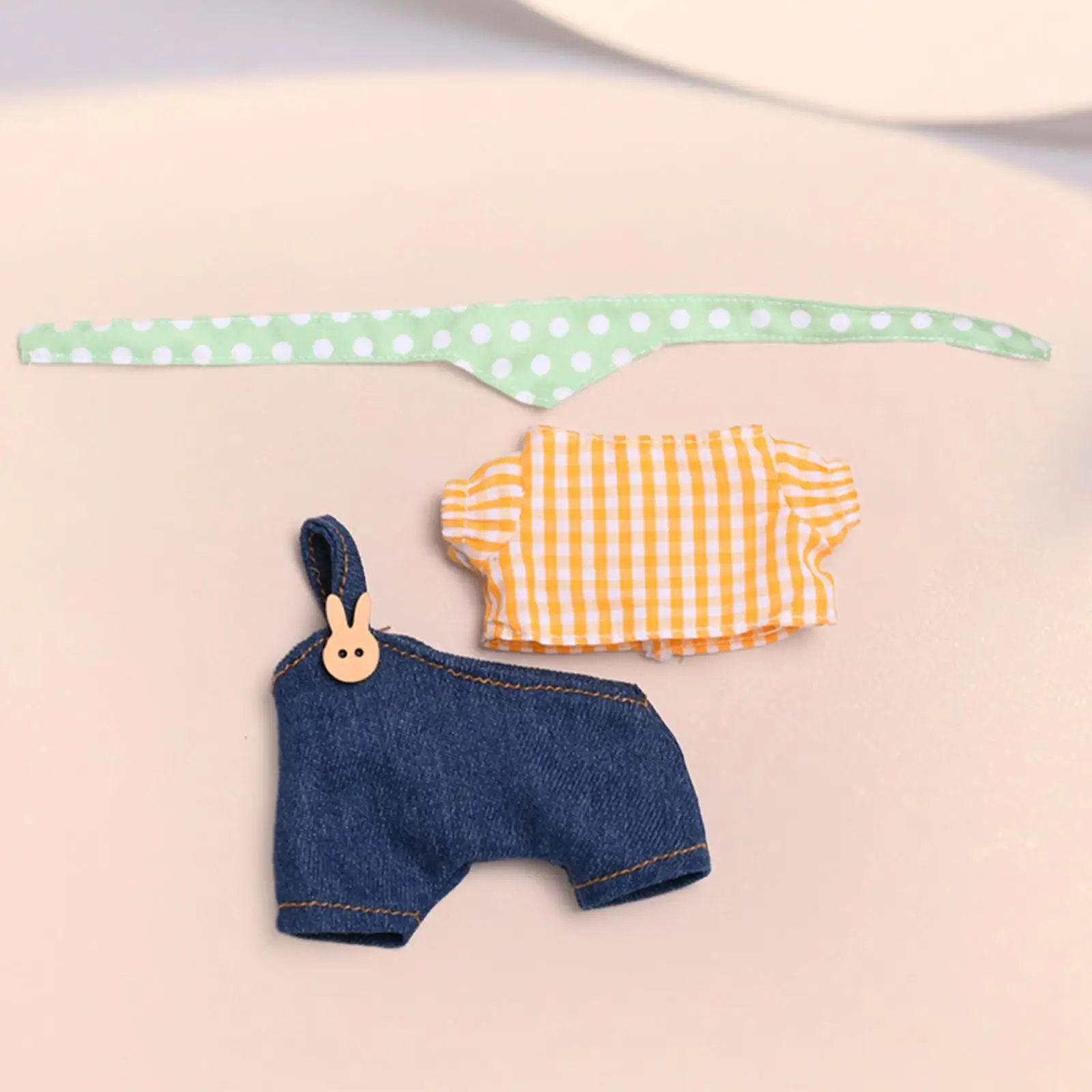 Plush Doll Top and Pants DIY Educational Hands on Costumes for 6.69 Doll