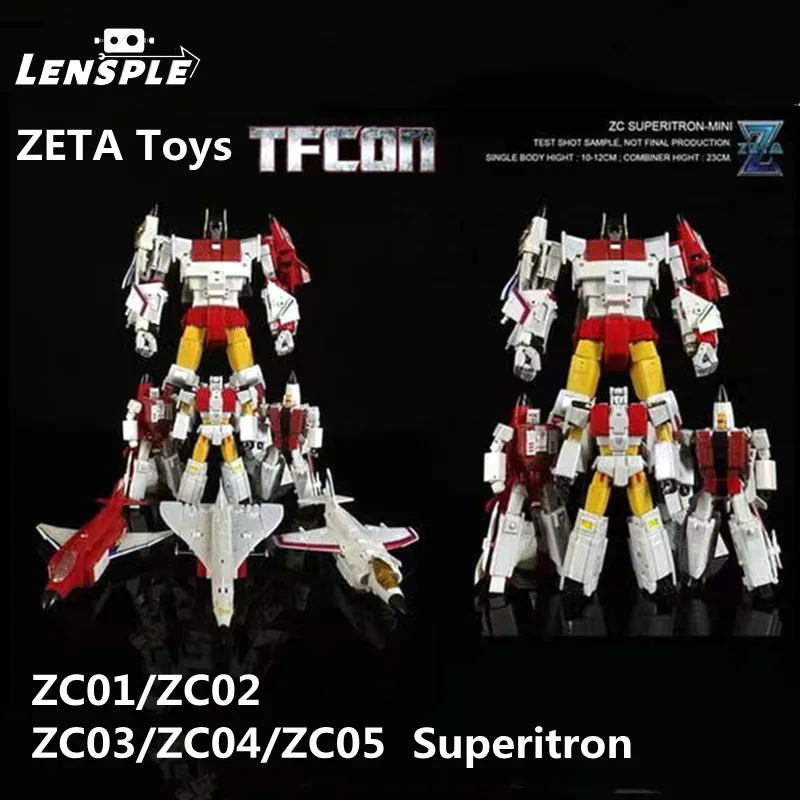 Новые игрушки-трансформеры ZETA Superion ZC01 Skydive ZC02 Air Raid ZC03 Silverbolt ZC04 Firefligh ZC05 фигурка