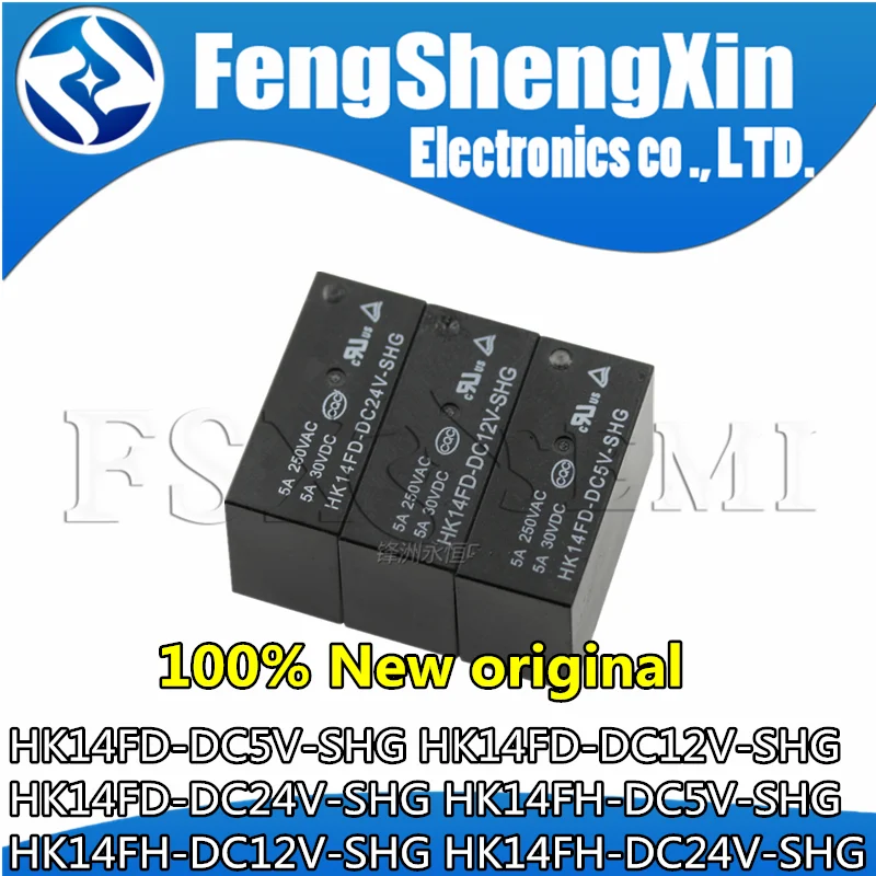 

10pcs HK14FD-DC5V-SHG HK14FD-DC12V-SHG HK14FD-DC24V-SHG HK14FH-DC5V-SHG HK14FH-DC12V-SHG HK14FH-DC24V-SHG Relay