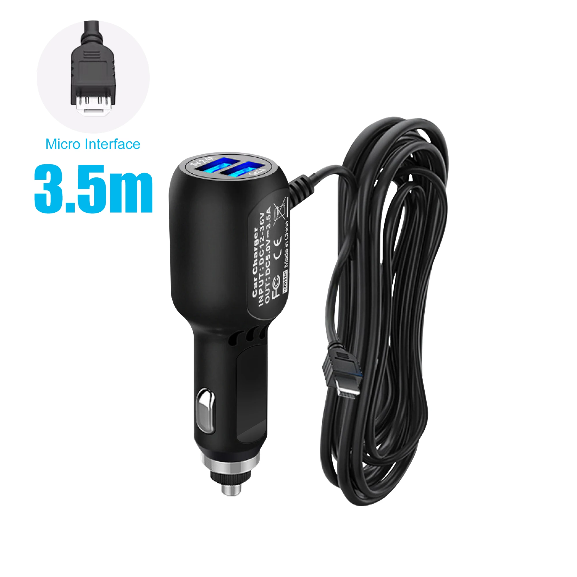Chargeur Voiture Allume Cigare + Câble USB ~ Nokia 6600 Fold / 6600