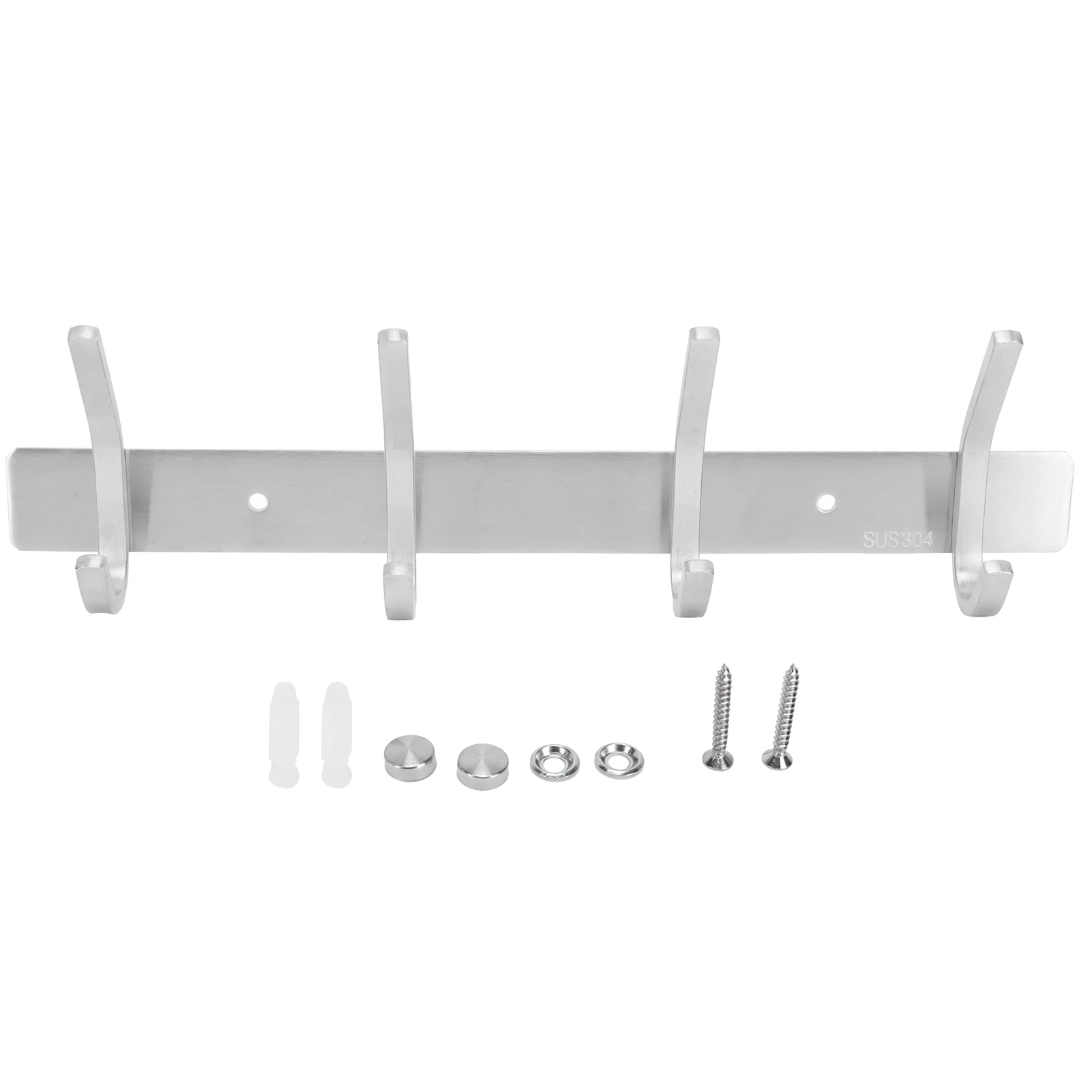 

Clothes Hook Simple Wall Mounted Stainless Steel Hanging Hook for Hang Clothes Coats for Home for Hotel for Hang Keys Bags Hats