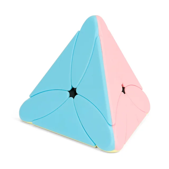 [Picube] Moyu Meilong Strange-shape Magic Cube Four Leaf Clover / Double Skew / Polaris / Maple Leaves Skewb Puzzle Education Maple Leaf Pyraminx