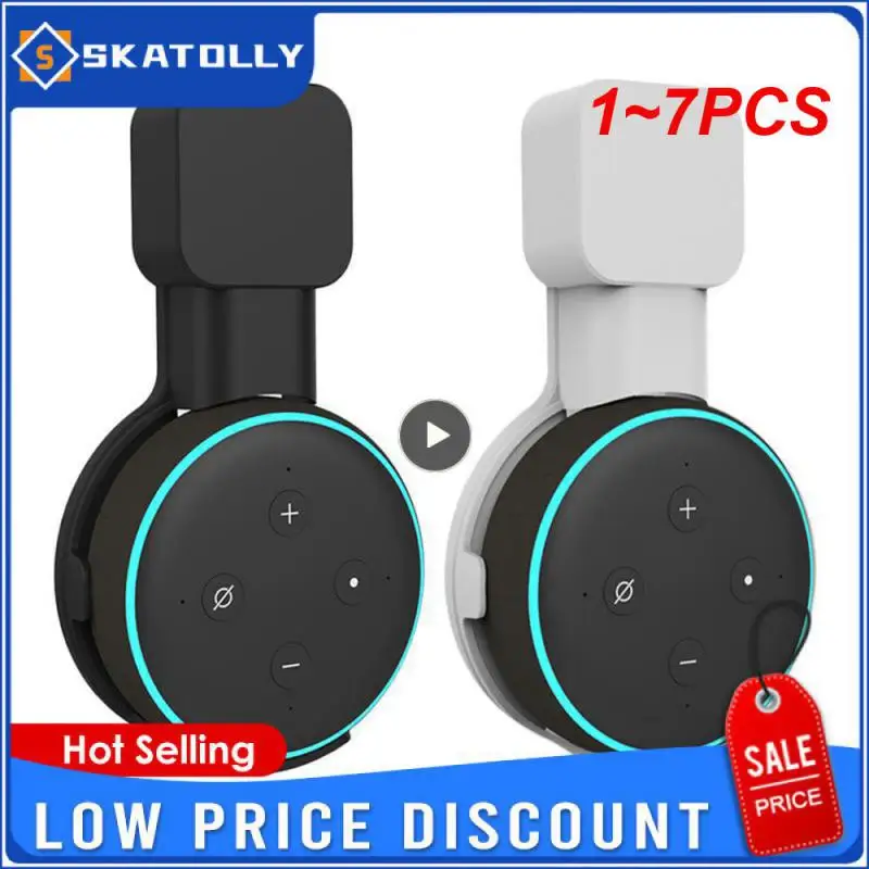 1 ~ 7Pcs Presa Supporto Da Tavolo Per Montaggio A Parete Gancio Per Amazon Alexa Echo Dot 3A Generazione Funziona Con Amazon Echo Dot 3, Custodia Per 