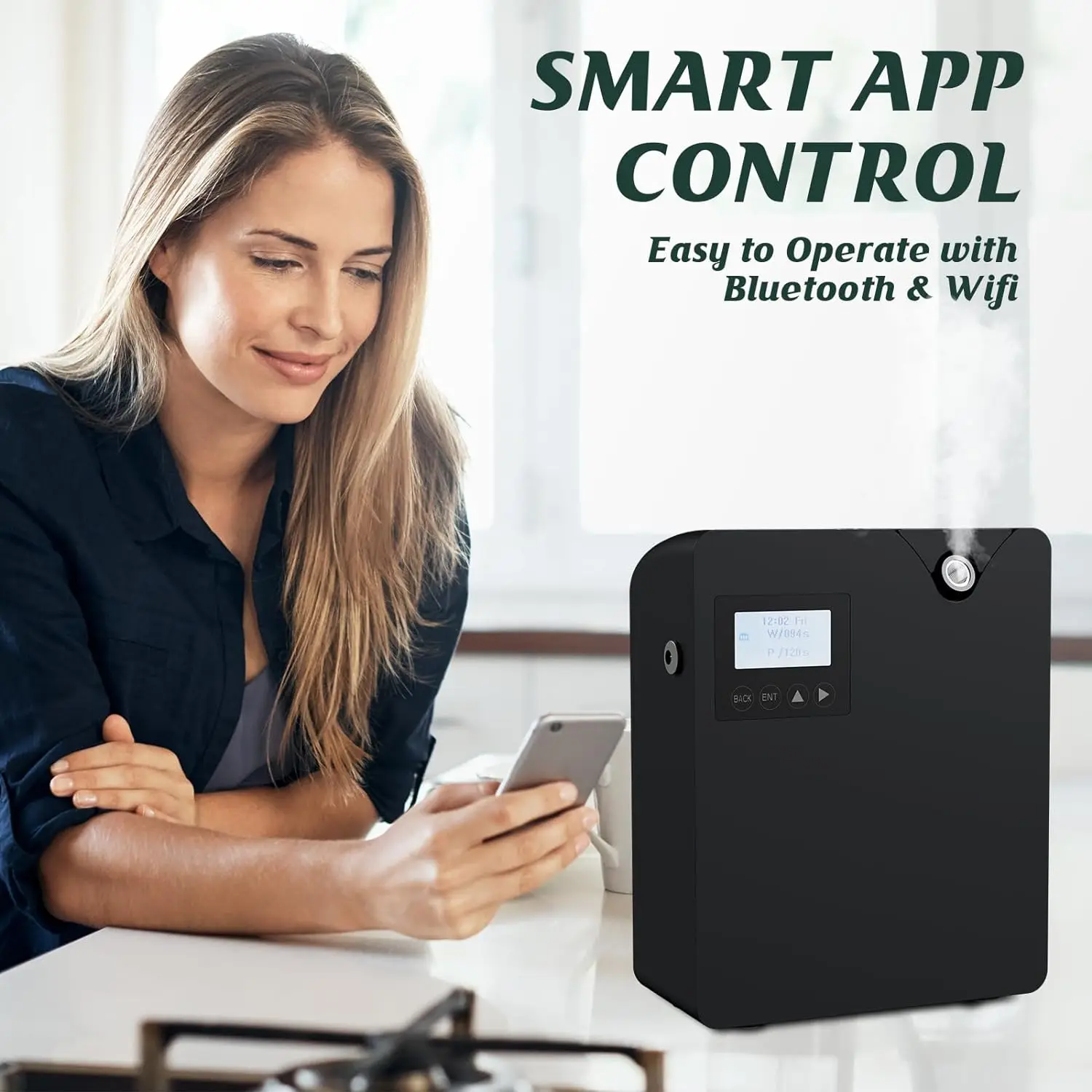 آلة الهواء الرائحة للمنزل موزع الزيوت العطرية بدون...