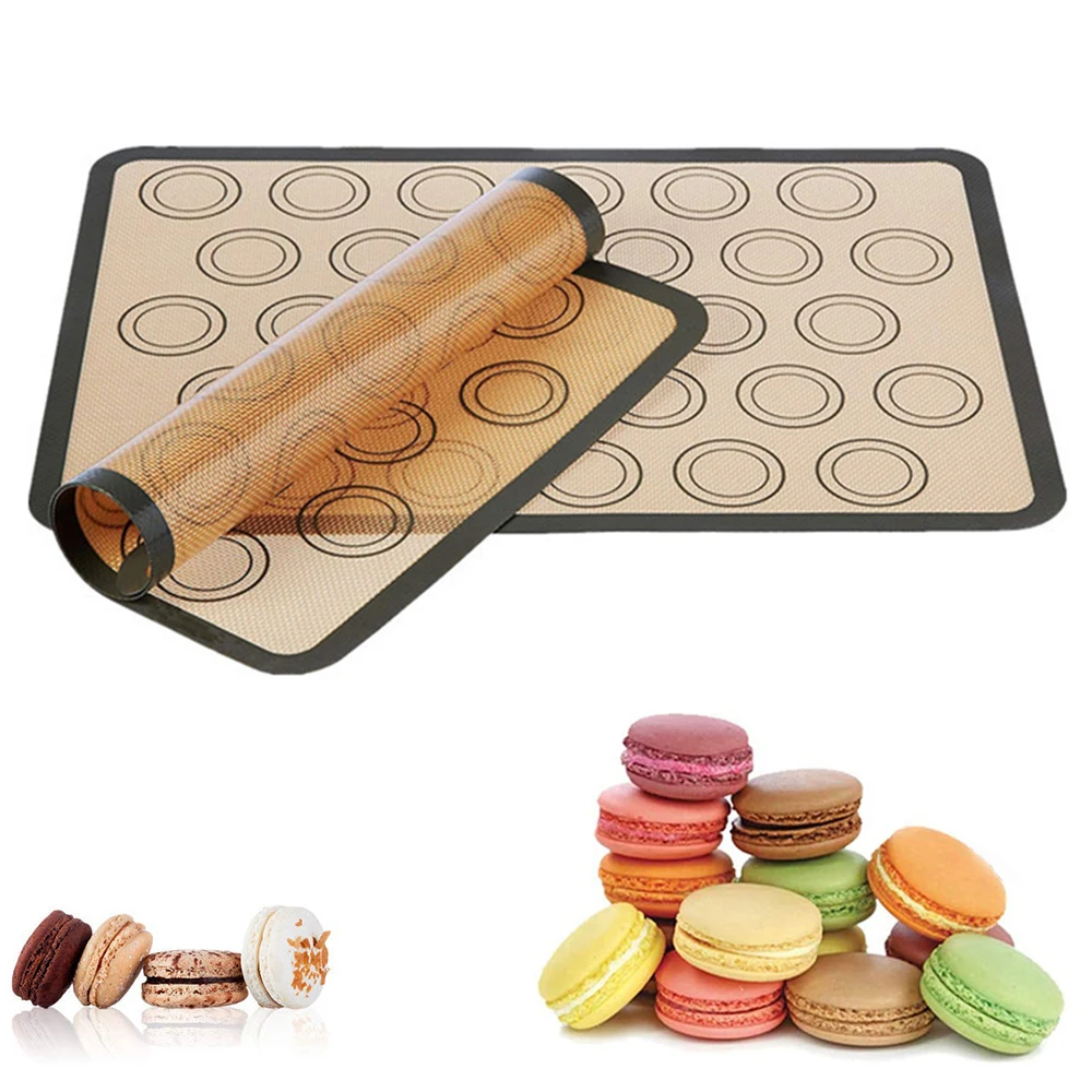Silicone Nonstick Cookies Baking Mat Diy Cookies Ckaes Pastry Pads
