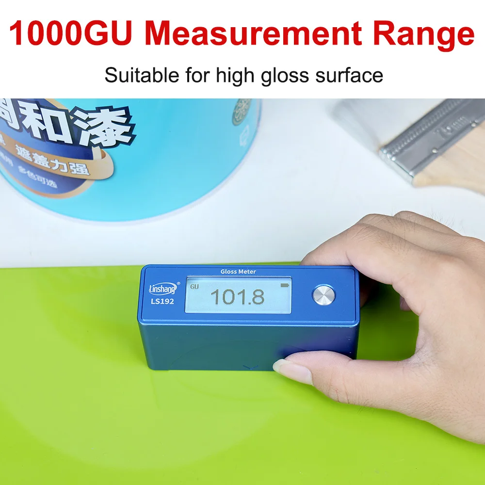 LS192 60 Angle Gloss Meter Glossmeter 1000GU Marble Tile Gloss Meter Tester Paint Glossy Instrument Gloss Meter Glossmeter 3