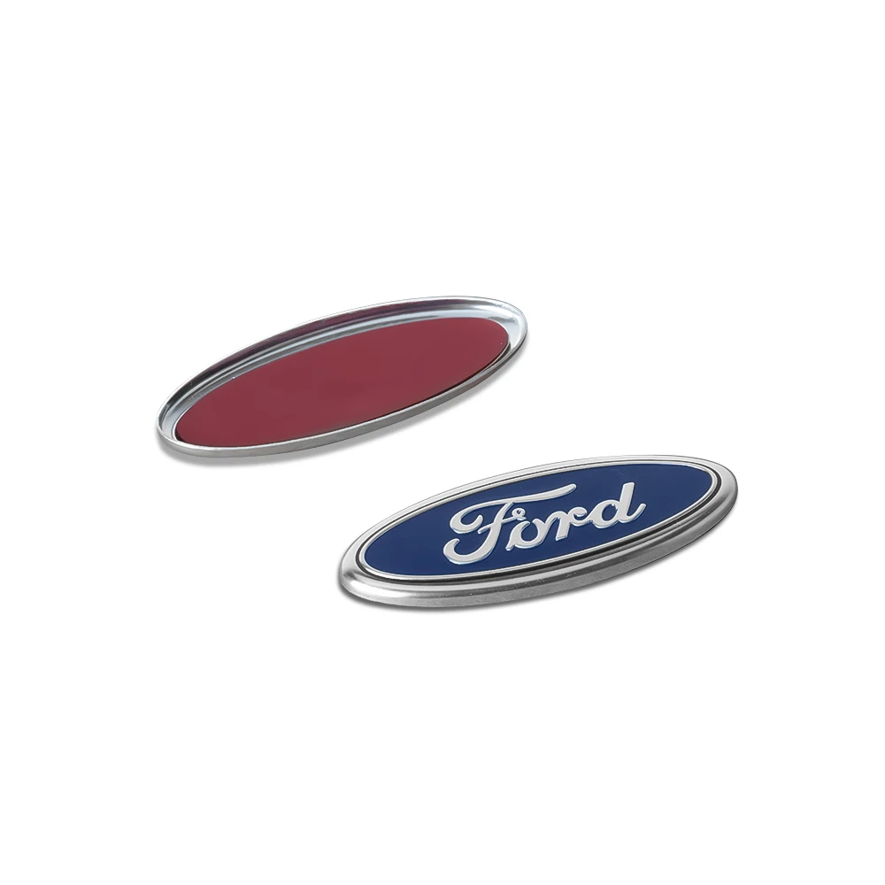 Car Steering Wheel Emblem Decals Badge for Ford B-Max Ranger Escort Falcon Tierra Territory Galaxy STRACING Fiesta Mk7 Focus 2 wheel center hub cap sticker