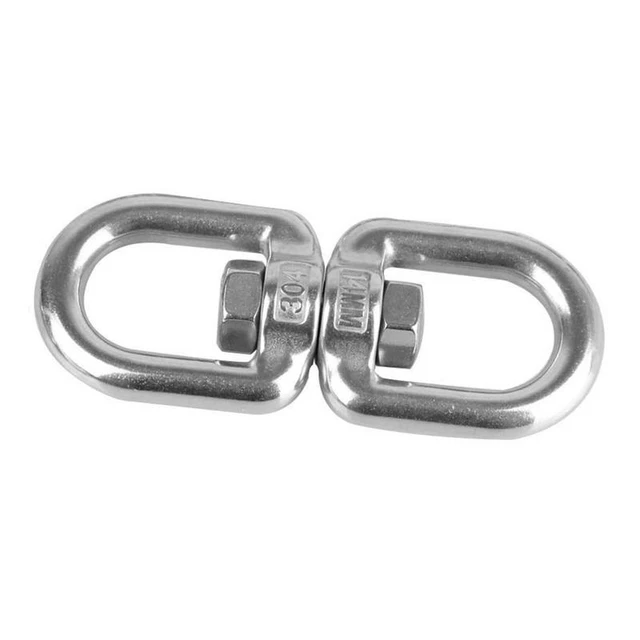 Heavy Duty 8-character Ring Swivel Eye Hook 360 Degrees Smooth Rotation  Heavy Duty 304 Stainless Steel Double Ended Swivel Hooks