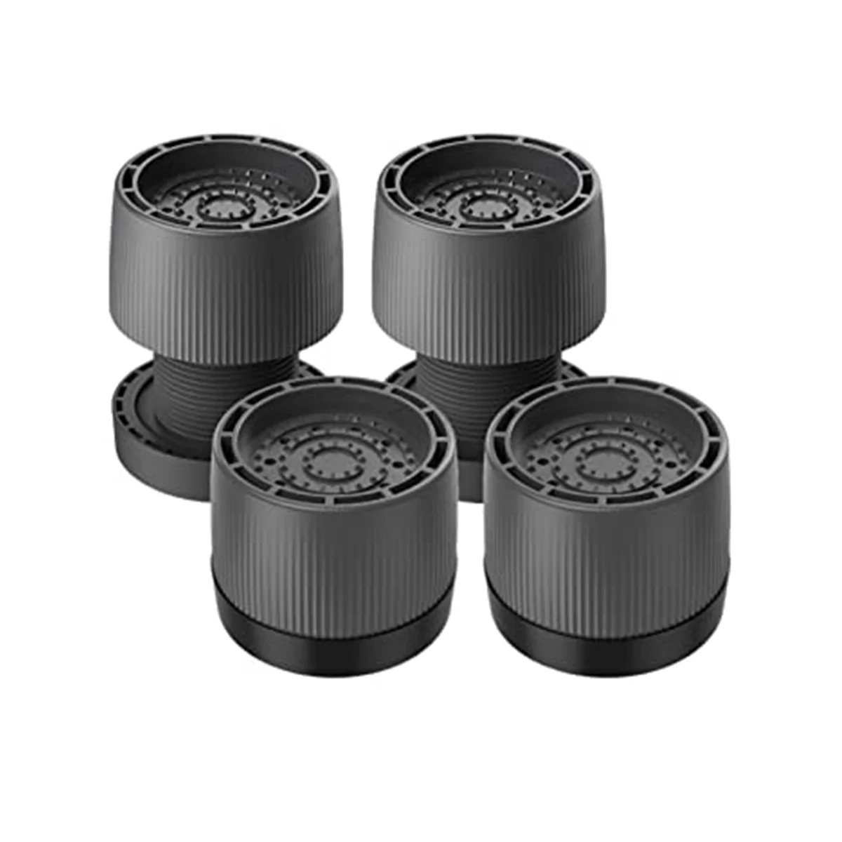 4 Pezzi Piedini Per Lavatrice Cuscinetti Regolabili Anti-Vibrazione Antiurto Supporto Per Staffa Di Sollevamento Della Base Del Fissatore Del Cuscino