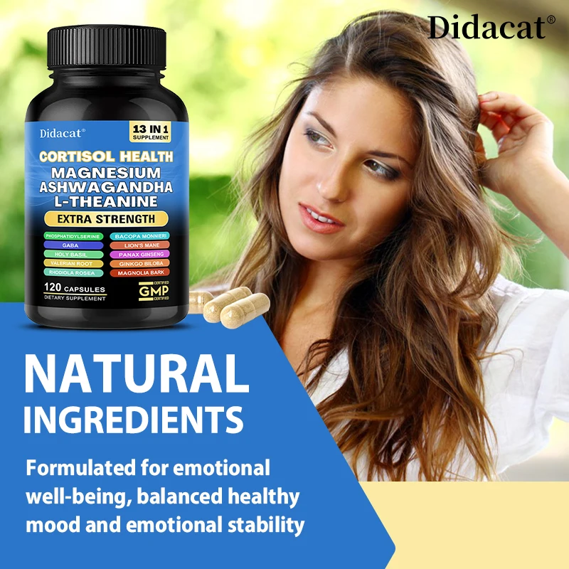 Cortisol Relief Supplement with Magnesium Ashwagandha