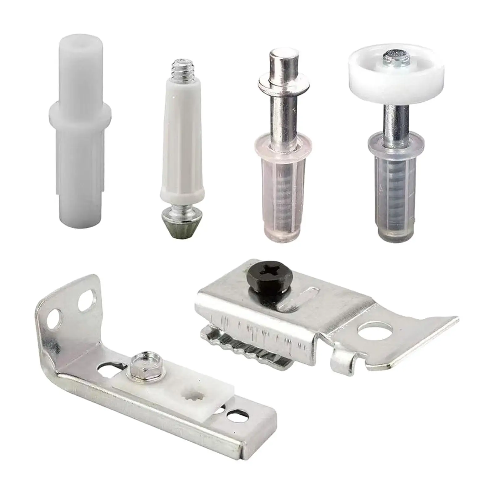 Bifold Door Hardware Set pivots and Guide Wheel Stainless Steel Door Repair Set