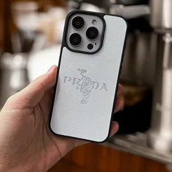 Luxurious Italy Imprint Tiger PU Leather Phone Case - Durable Anti - Drop Design for iPhone 15 Plus (Bai)