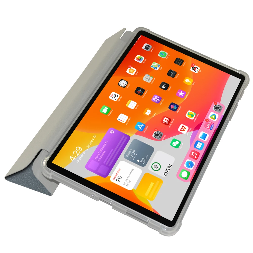 Premium Flip Book Cover with TPU Soft Back