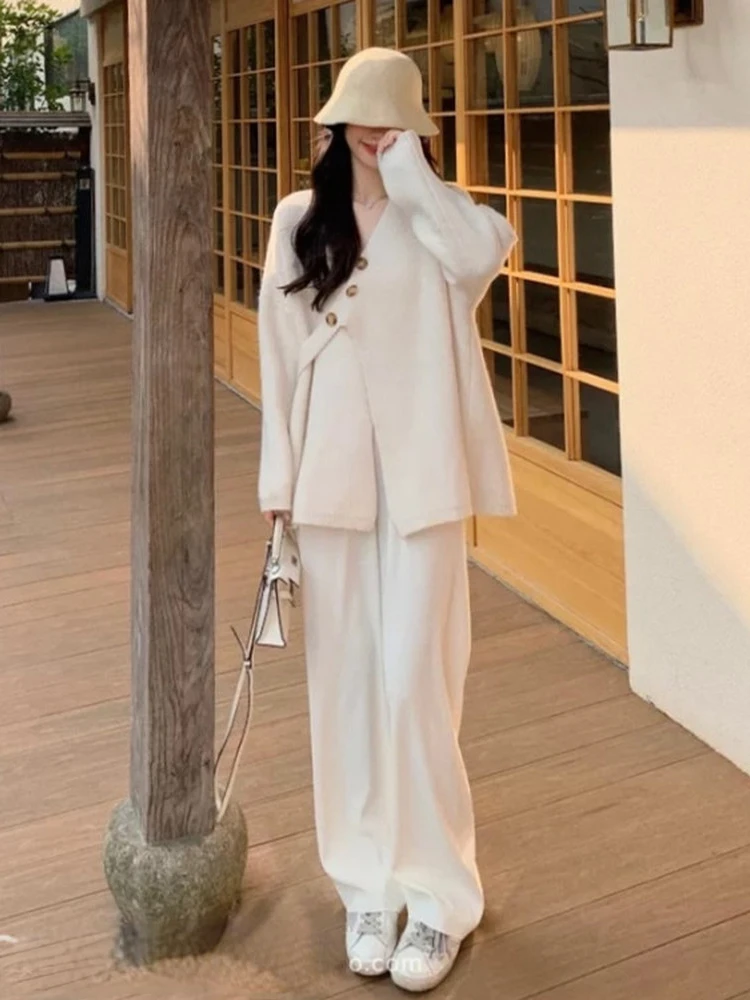 Sweater Sets Women 2 Piece Winter Set Women 2 Pieces Knitted Set