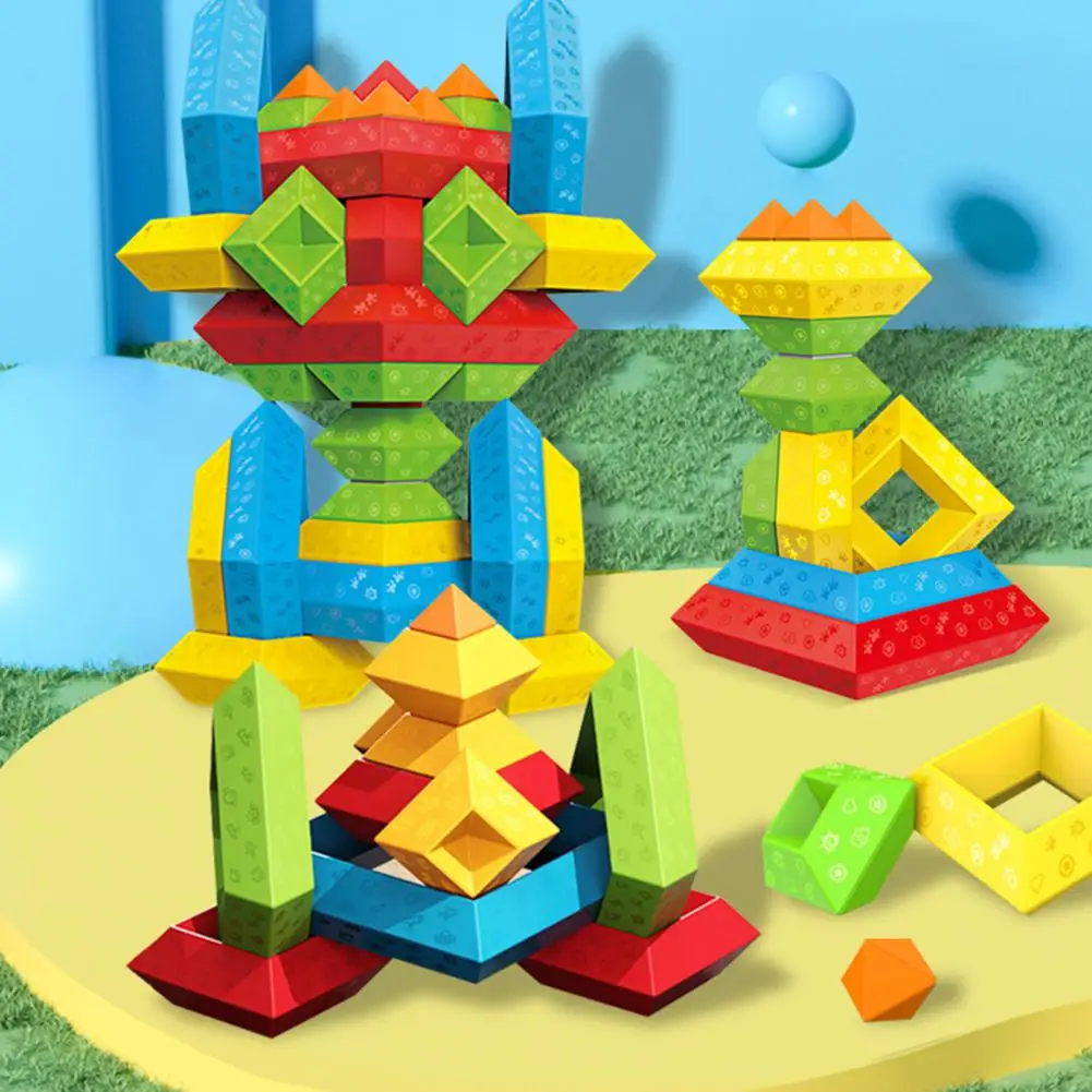 

Детский строительный блок, обучающее здание, строительный блок для детей, красочная форма, познавательность, штабелирование пирамиды, кирпич для мальчиков