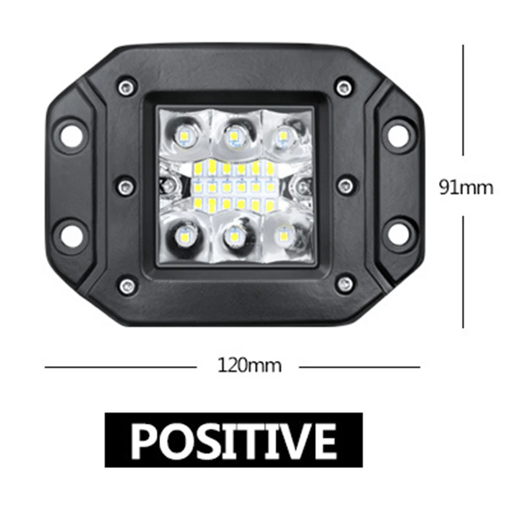 

5 "фонарь для внедорожника с утопленным креплением, 12 В/24 В, 6000k