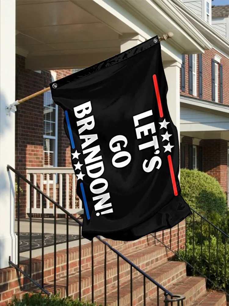 3X5ft Let's Go Brandon Flags Double Sided FJB Flags With Unfaded White