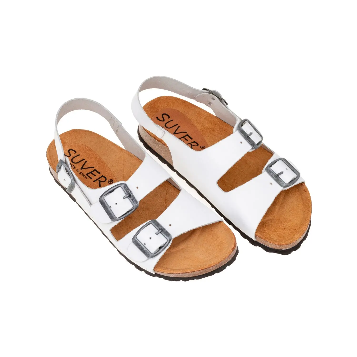 Vrouwen Sandalen Zomer 2022, Merk Suver 520015T Wit, Vrouwen Kurk Sandaal,  Strappy Sandaal, vrouwen Outdoor Sandaal, Vrouwen Sandalen Gratis  Verzending Spanje, Vrouwen Lederen Sandalen, Vrouwen Lage Sandalen|Lage  Hakken| - AliExpress