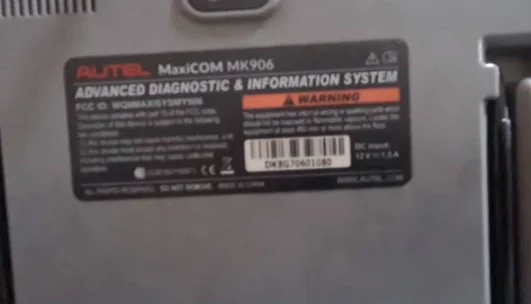 Toque Compatível para Autel Maxicom Mk906 Sistema de Diagnóstico Capacitivo Digitador da Tela Toque Sensor Painel Vidro Novo - Imagem 2