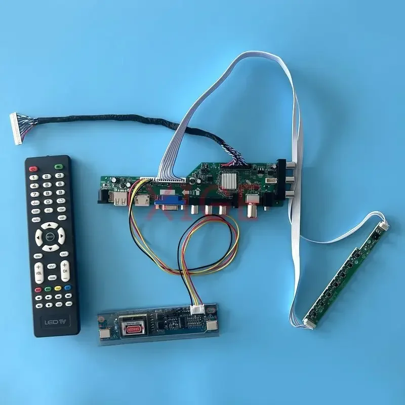 

Controller Board Fit M190EG02 M170ETN01 M170EG01 M170E8 DVB Digital LVDS-30Pin USB+HDMI+VGA+AV+IR 1280*1024 2CCFL LCD Matrix Kit