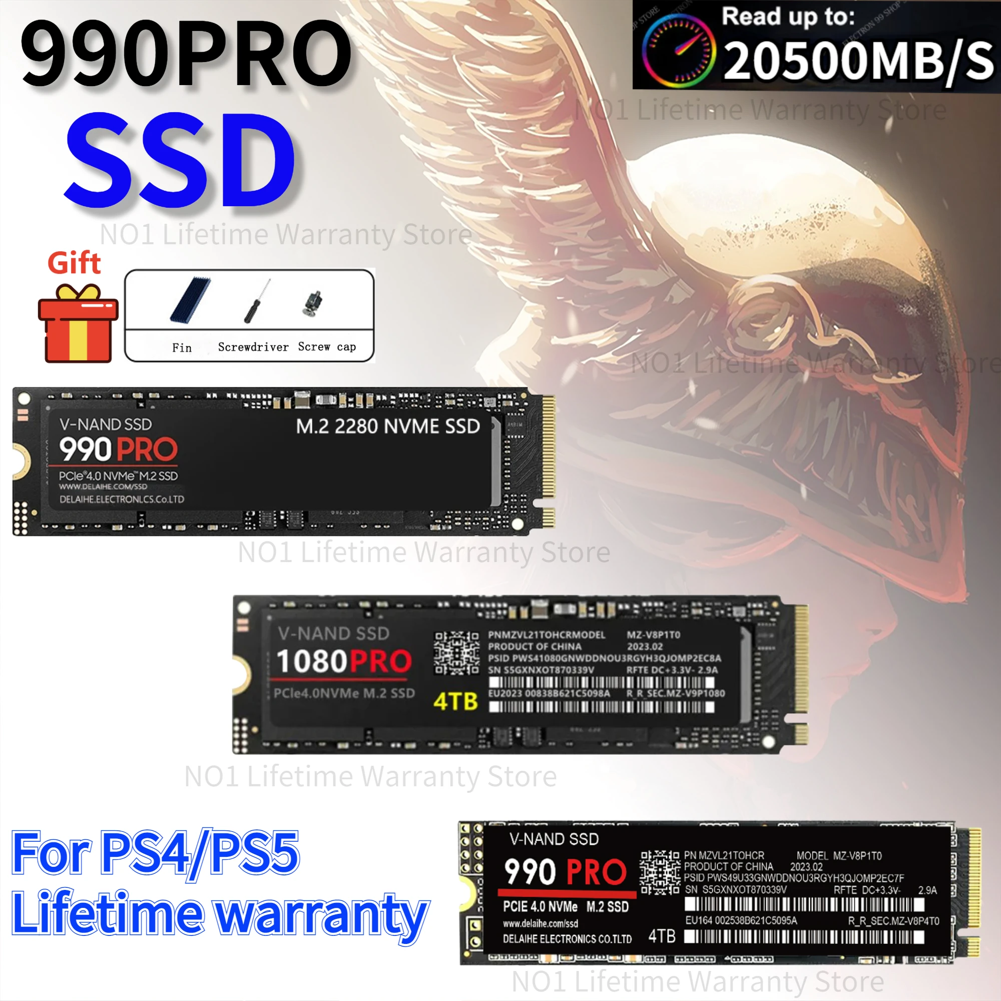 

PS5 8TB NVMe SSD M2 Hard Disk 2280 500G 1TB 2TB 4TB Hdd Hard Drive SSD Hard Disk SATA 990PRO Hard Drive for Famous Laptop PC PS5