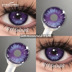 EYESHARE Vibrant Anime - Inspired Color Contact Lenses (MONTREUX - PURPLE)