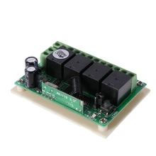 

DC 12V 4CH Wireless Remote Control Switch 1 Receiver + 2 Transmitters 433MHz P18A