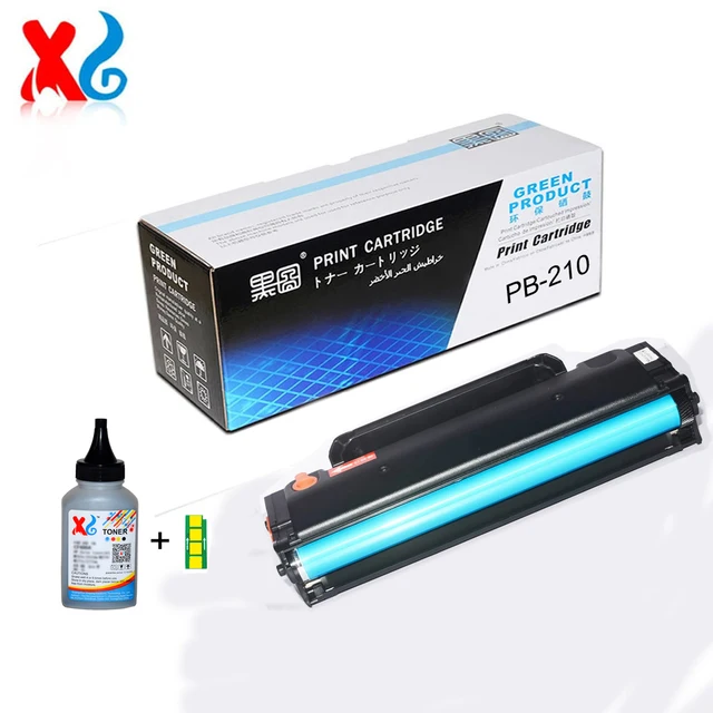 Cartouche Toner PA-210 Compatible Pantum - Noir, 1600 Pages - Pour P2500W, M6500NW, M6600NW, Etc.