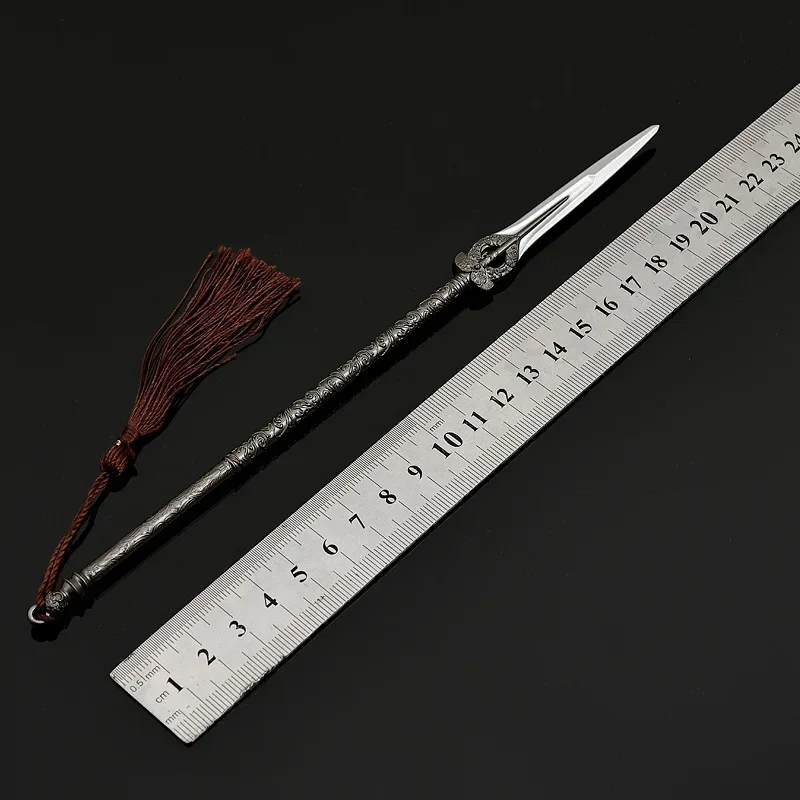 22cm/8.66in Dashing Youth Metal Figure Silver Moon Spear All