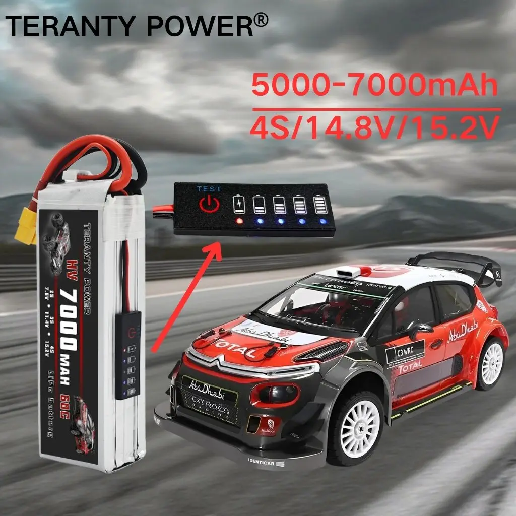 Batterie Drone 15.2V 7000mAh Lipo 4S Haute Capacité pour DJI