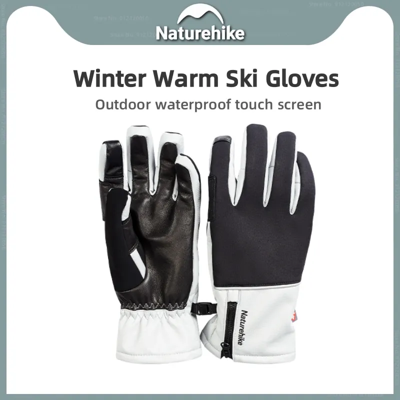 

Naturehike Professional Ski Gloves Man Woman Camping Cycling Hiking Touch Screen Anti-slip Gloves Warmth Mountaineering Gloves