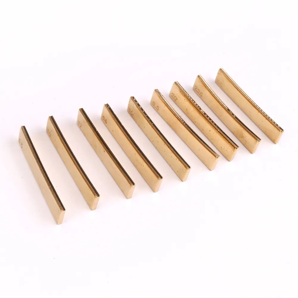 9 Size Guitar Radius Metal Fingerboard Fret Press Caul Insert Luthier Tools Accurate Fretting Electric Guitar Accessories guitar tool