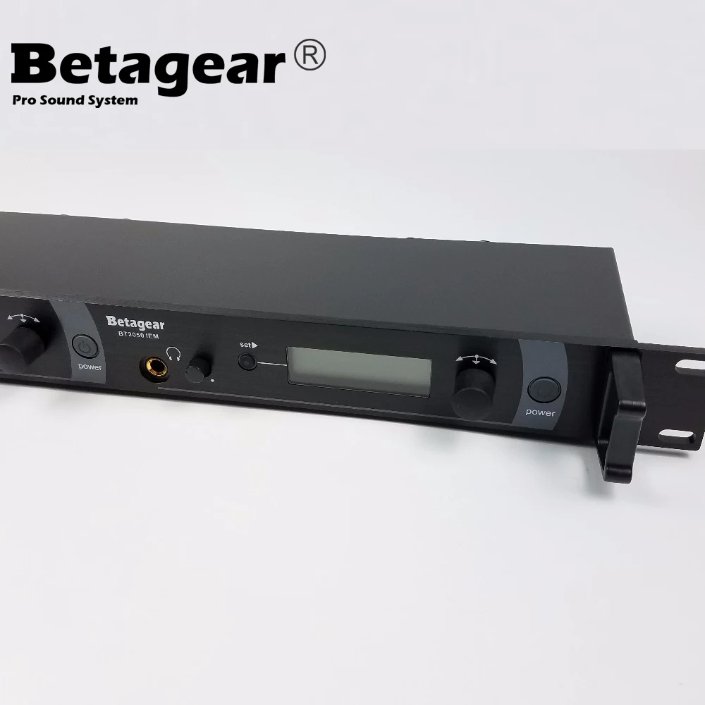 Betagear SR2050IEM 스테이지 Inear 모니터 시스템 3 수신기 1 송신기 무선 모니터 De 오디오 듀얼 채널 다중 주파수